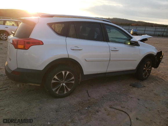 2015 Toyota RAV4 Limited with VIN 2T3DFREV0FW311571, listed as a Copart auction lot 44394355 with 214,563 mi miles and Salvage Title. Bid and sale history available at carsss.com. Image 3.
