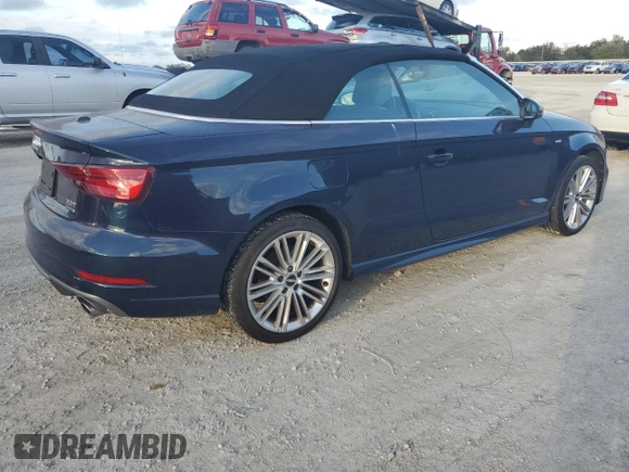 2017 Audi A3 2.0T Premium Plus with VIN WAUY8LFF6H1071831, listed as a Copart auction lot 75621344 with 21,370 mi miles and Salvage Title. Bid and sale history available at carsss.com. Image 3.