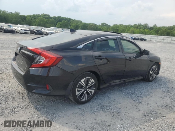 2018 Honda Civic EX-L z VIN JHMFC1F73JX037093, wystawiony jako Copart lot #55289575 z przebiegiem 70 318 mil mil oraz Szkoda całkowita • Salvage title. Historia ofert i sprzedaży dostępna na DreamBid. Obrazek 3.