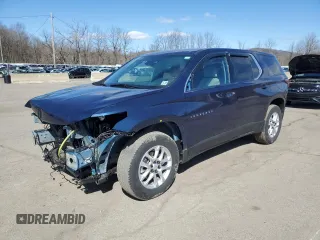 2022 Chevrolet Traverse LS with VIN 1GNEVFKW8NJ193745, listed as a Copart auction lot 50677525 with 41,041 mi miles and Salvage Title. Bid and sale history available at carsss.com. Image 1.