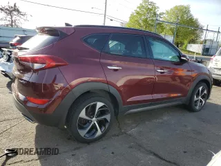 2016 Hyundai Tucson Sport with VIN KM8J33A29GU040122, listed as a Copart auction lot 54015585 with 154,276 mi miles and Clean Title. Bid and sale history available at carsss.com. Image 3.