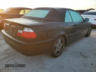 2003 BMW 3 Series 330Ci with VIN WBABS53413JU98493, listed as a Copart auction lot 74194424 with 0 mi miles and Non Repairable. Bid and sale history available at carsss.com. Image 3.