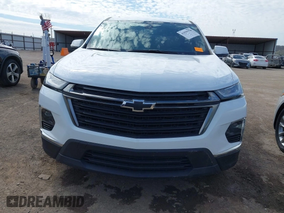 2023 Chevrolet Traverse LS with VIN 1GNERFKW0PJ311620, listed as a IAAI auction lot 41858376 with 27,536 mi miles and . Bid and sale history available at DreamBid. Image 13.