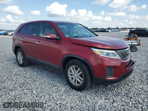 2014 Kia Sorento LX z VIN 5XYKT3A67EG461489, wystawiony jako Copart lot #57498295 z przebiegiem 198 799 mil mil oraz Szkoda całkowita • Salvage title. Historia ofert i sprzedaży dostępna na DreamBid. Obrazek 4.