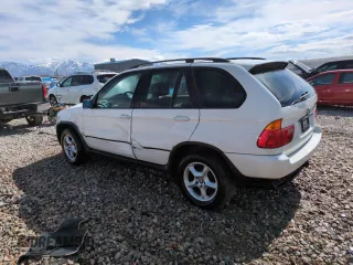 2002 BMW X5 3.0i with VIN 5UXFA53552LP32958, listed as a Copart auction lot 48725735 with 293,202 mi miles and Salvage Title. Bid and sale history available at carsss.com. Image 2.