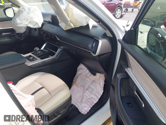 2024 Mazda CX-90 Preferred Plus with VIN JM3KKCHD0R1111349, listed as a IAAI auction lot 41881680 with 24,120 mi miles and . Bid and sale history available at DreamBid. Image 5.
