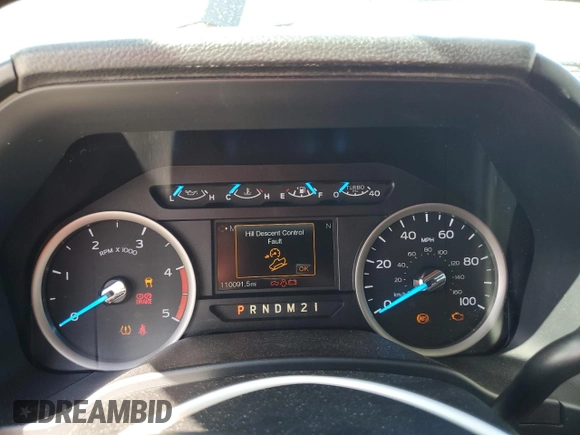 2017 Ford Super Duty F-250 SRW XLT with VIN 1FTBF2BTXHED86449, listed as a Copart auction lot 66594654 with 110,091 mi miles and Salvage Title. Bid and sale history available at carsss.com. Image 9.