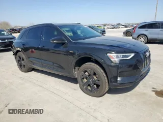 2022 Audi e-tron Premium with VIN WA1AAAGE7NB027856, listed as a Copart auction lot 49494955 with 53,947 mi miles and Salvage Title. Bid and sale history available at DreamBid. Image 4.