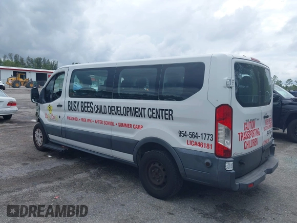 2018 Ford Transit Passenger XL with VIN 1FBZX2ZM0JKA10221, listed as a IAAI auction lot 41988879 with 54,340 mi miles and . Bid and sale history available at DreamBid. Image 3.