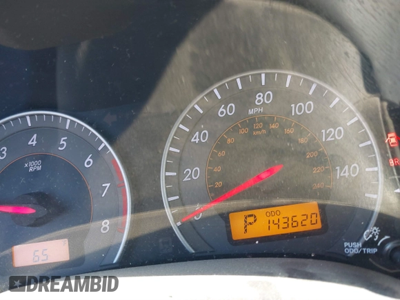 2010 Toyota Corolla with VIN 1NXBU4EE7AZ368612, listed as a IAAI auction lot 41666949 with 143,620 mi miles. Bid and sale history available at carsss.com. Image 15.