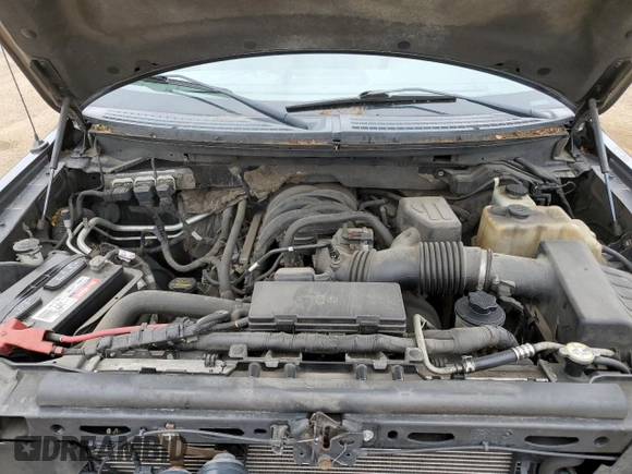 2010 Ford F-150 XL with VIN 1FTEW1E84AFD14774, listed as a Copart auction lot 60530435 with 150,299 mi miles and Salvage title. Bid and sale history available at DreamBid. Image 11.