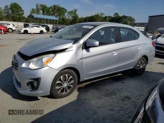 2017 Mitsubishi Mirage ES z VIN ML32F3FJ8HHF17574, wystawiony jako Copart lot #53462695 z przebiegiem 79 510 mil mil oraz Szkody całkowita. Historia ofert i sprzedaży dostępna na DreamBid. Obrazek 1.