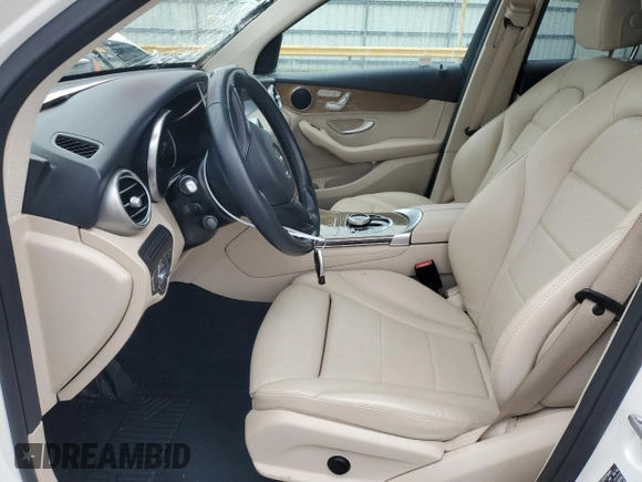 2019 Mercedes-Benz GLC 300 with VIN WDC0G4JB7KV145040, listed as a Copart auction lot 51898355 with 46,057 mi miles and Salvage title. Bid and sale history available at DreamBid. Image 7.