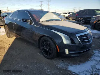 2017 Cadillac ATS Coupe Premium Luxury AWD with VIN 1G6AJ1RS3H0196395, listed as a Copart auction lot 88795125 with 96,661 mi miles and Salvage Title. Bid and sale history available at carsss.com. Image 4.