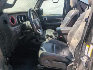 2019 Jeep Wrangler Unlimited Sahara with VIN 1C4HJXEN8KW616980, listed as a Copart auction lot 51253215 with 54,011 mi miles and Salvage Title. Bid and sale history available at DreamBid. Image 7.