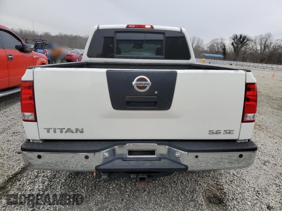2005 Nissan Titan SE with VIN 1N6BA07B75N578164, listed as a Copart auction lot 41829305 with 200,105 mi miles and Salvage Title. Bid and sale history available at DreamBid. Image 6.