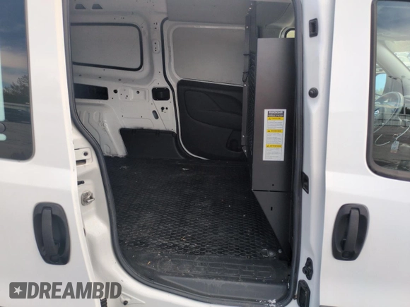 2016 Ram ProMaster City Cargo Tradesman with VIN ZFBERFAT3G6C46058, listed as a Copart auction lot 54780365 with 65,177 mi miles and Salvage Title. Bid and sale history available at DreamBid. Image 10.