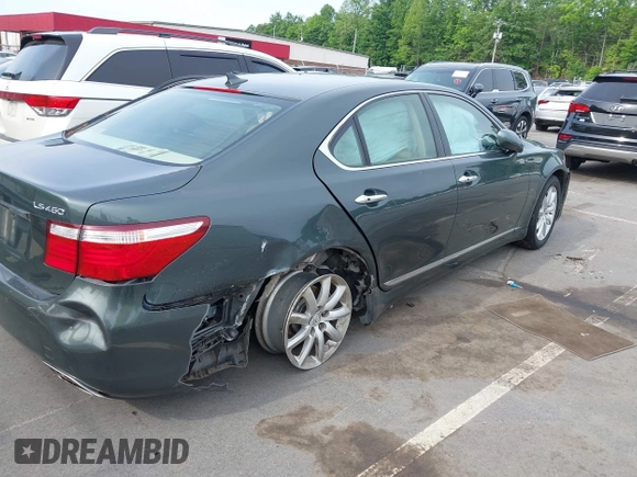 2007 Lexus LS 460 with VIN JTHBL46F475037017, listed as a IAAI auction lot 42291980 with 245,333 mi miles and . Bid and sale history available at DreamBid. Image 4.