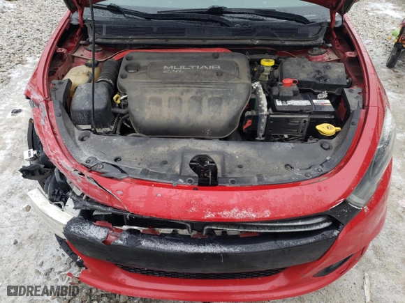 2013 Dodge Dart GT with VIN 1C3CDFCB2DD325091, listed as a Copart auction lot 45110635 with 142,583 mi miles and Salvage Title. Bid and sale history available at carsss.com. Image 12.