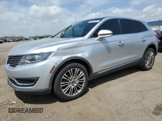 2016 Lincoln MKX Reserve with VIN 2LMTJ8LR2GBL60494, listed as a Copart auction lot 55028745 with 153,624 mi miles and Clean Title. Bid and sale history available at carsss.com. Image 1.