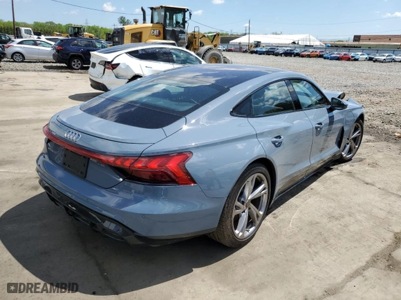 2023 Audi e-tron GT Premium Plus with VIN WAUFJBFW2P7003754, listed as a Copart auction lot 53279094 with NaN miles. Bid and sale history available at carsss.com. Image 3.