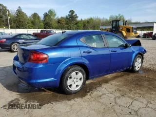2012 Dodge Avenger SE with VIN 1C3CDZAB1CN242894, listed as a Copart auction lot 51501525 with 191,428 mi miles and Salvage Title. Bid and sale history available at carsss.com. Image 3.