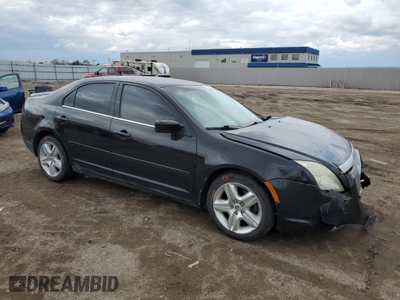 2010 Mercury Milan with VIN 3MEHM0HA1AR607674, listed as a Copart auction lot 54828535 with 105,753 mi miles and Salvage title. Bid and sale history available at DreamBid. Image 4.