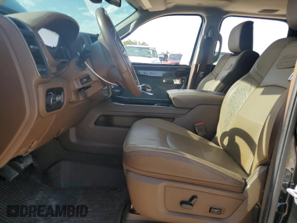2024 Ram 2500 Longhorn with VIN 3C6UR5PLXRG187056, listed as a Copart auction lot 55500255 with 29,198 mi miles and Salvage title. Bid and sale history available at DreamBid. Image 7.