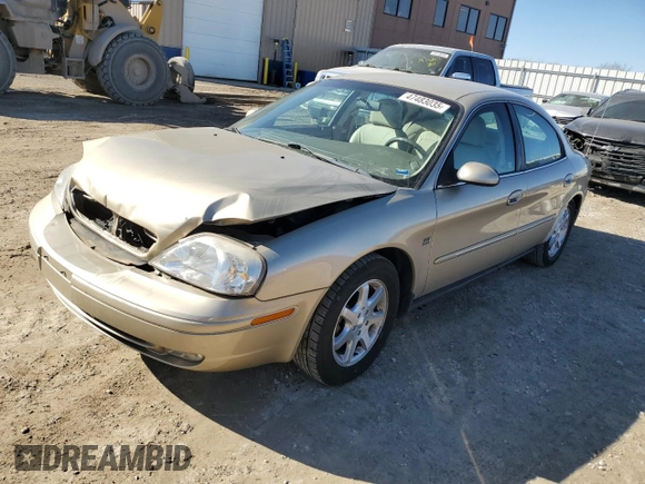 2000 Mercury Sable LS Premium with VIN 1MEFM55S5YG638820, listed as a Copart auction lot 47483035 with 84,238 mi miles and Salvage Title. Bid and sale history available at carsss.com. Image 1.