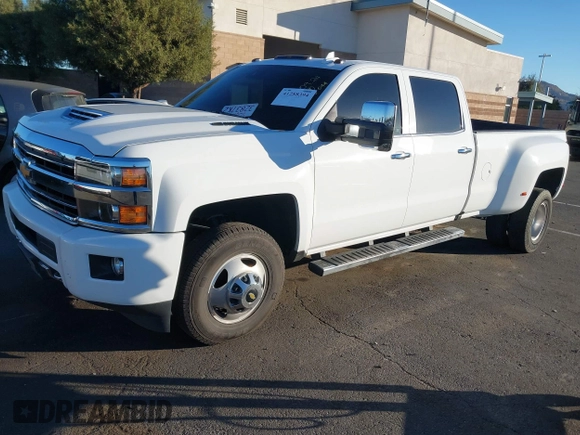 2018 Chevrolet Silverado 3500HD High Country with VIN 1GC4K1EY6JF207068, listed as a IAAI auction lot 41288394 with 110,158 mi miles and . Bid and sale history available at DreamBid. Image 18.