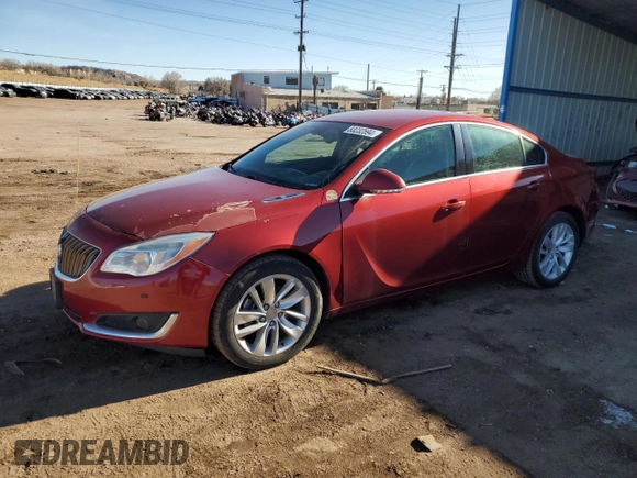2014 Buick Regal with VIN 2G4GL5EX0E9225746, listed as a Copart auction lot 83232594 with 154,107 mi miles and Salvage Title. Bid and sale history available at DreamBid. Image 1.