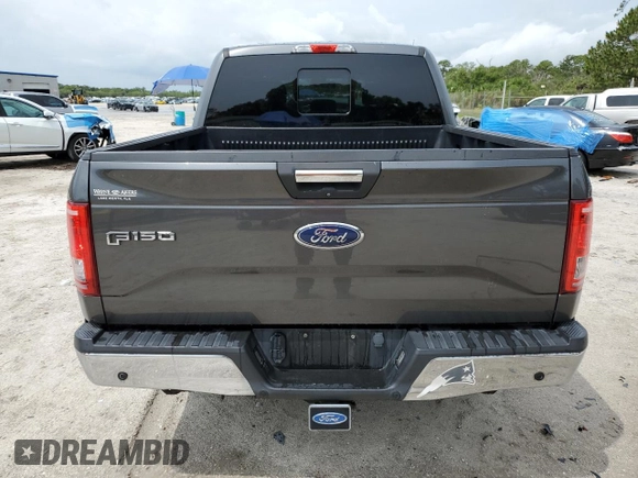 2015 Ford F-150 XL with VIN 1FTEW1CP6FFA49969, listed as a Copart auction lot 59286225 with 246,820 mi miles and Salvage title. Bid and sale history available at DreamBid. Image 6.