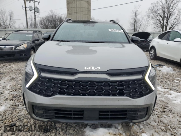 2023 Kia Sportage X-Pro with VIN 5XYK7CAF1PG102257, listed as a Copart auction lot 85982544 with 17,529 mi miles and Clean Title. Bid and sale history available at carsss.com. Image 5.