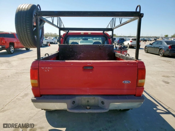 1996 Ford Ranger XL with VIN 1FTCR14A7TPB01592, listed as a Copart auction lot 50013485 with 240,196 mi miles and Clean Title. Bid and sale history available at carsss.com. Image 6.