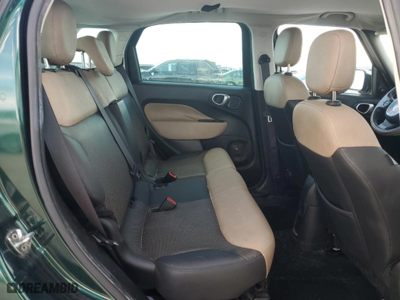 2014 FIAT 500L Lounge with VIN ZFBCFACH3EZ022146, listed as a Copart auction lot 73813284 with 107,830 mi miles and Salvage Title. Bid and sale history available at carsss.com. Image 10.
