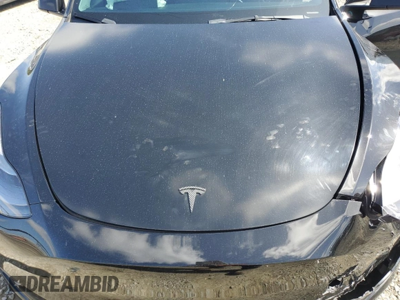 2022 Tesla Model Y Performance with VIN 7SAYGDEF5NF443274, listed as a Copart auction lot 49581905 with Not provided miles and Salvage title. Bid and sale history available at DreamBid. Image 12.