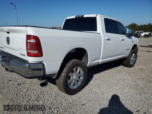 2023 Ram 2500 Laramie with VIN 3C6UR5FL8PG598230, listed as a Copart auction lot 43481365 with 13,044 mi miles and Salvage Title. Bid and sale history available at carsss.com. Image 3.