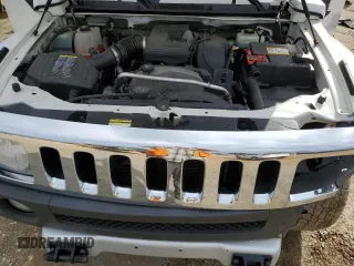 2008 Hummer H3 SUV Luxury with VIN 5GTEN13E888140825, listed as a Copart auction lot 44379165 with 125,394 mi miles and Salvage Title. Bid and sale history available at carsss.com. Image 12.
