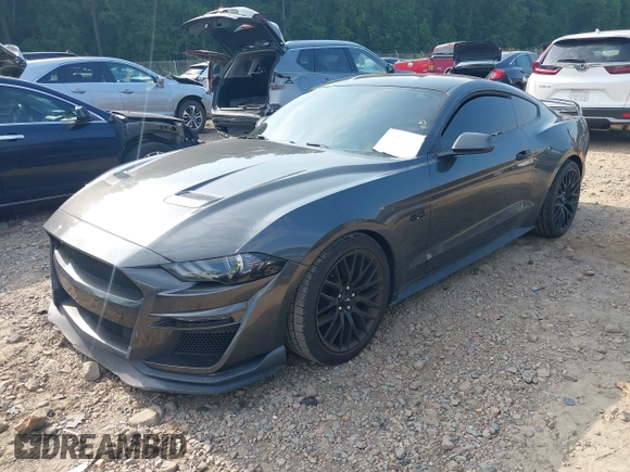 2019 Ford Mustang GT with VIN 1FA6P8CF5K5199773, listed as a IAAI auction lot 42551248 with 79,707 mi miles and . Bid and sale history available at DreamBid. Image 2.