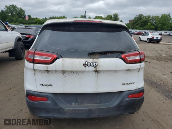 2015 Jeep Cherokee Sport z VIN 1C4PJMAB3FW594009, wystawiony jako Copart lot #57992185 z przebiegiem 115 146 mil mil oraz Szkoda całkowita • Salvage title. Historia ofert i sprzedaży dostępna na DreamBid. Obrazek 6.