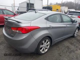 2013 Hyundai Elantra GLS with VIN KMHDH4AE2DU942170, listed as a IAAI auction lot 41921240 with 125,039 mi miles and . Bid and sale history available at DreamBid. Image 4.