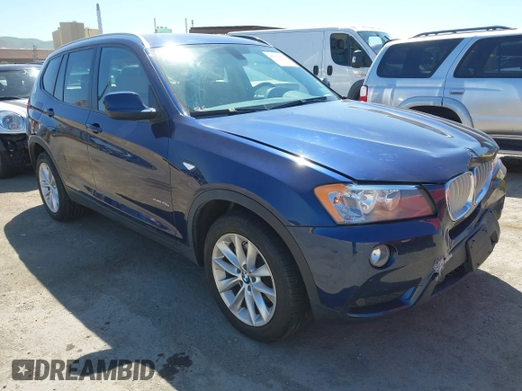 2014 BMW X3 xDrive28i with VIN 5UXWX9C5XE0D33090, listed as a IAAI auction lot 41932561 with 42,783 mi miles and . Bid and sale history available at DreamBid. Image 1.