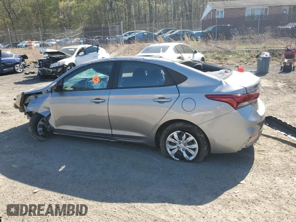 2022 Hyundai Accent SE with VIN 3KPC24A60NE183156, listed as a Copart auction lot 53238185 with 21,423 mi miles and Salvage title. Bid and sale history available at DreamBid. Image 2.
