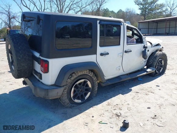 2017 Jeep Wrangler Unlimited Sport with VIN 1C4BJWDG7HL520402, listed as a IAAI auction lot 41730109 with 152,478 mi miles. Bid and sale history available at carsss.com. Image 4.
