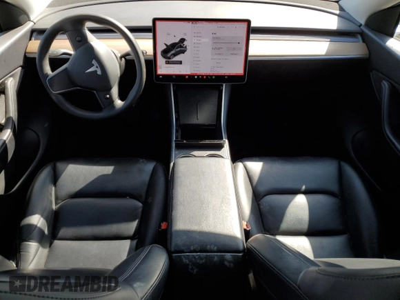 2020 Tesla Model Y Long Range with VIN 5YJYGDEEXLF017789, listed as a Copart auction lot 52705185 with 49,470 mi miles and Salvage Title. Bid and sale history available at DreamBid. Image 8.