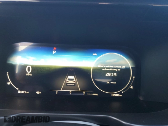 2023 Kia Sorento X-Line SX Prestige with VIN 5XYRKDLF5PG225771, listed as a Copart auction lot 87637815 with 10,909 mi miles and Salvage Title. Bid and sale history available at DreamBid. Image 9.