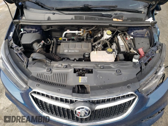 2019 Buick Encore Preferred with VIN KL4CJASB9KB842237, listed as a Copart auction lot 43444595 with Not Provided miles and Salvage Title. Bid and sale history available at DreamBid. Image 12.