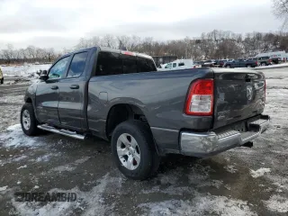 2021 Ram 1500 Big Horn with VIN 1C6RRFBGXMN561932, listed as a Copart auction lot 45969175 with 0 mi miles and Salvage Title. Bid and sale history available at carsss.com. Image 2.