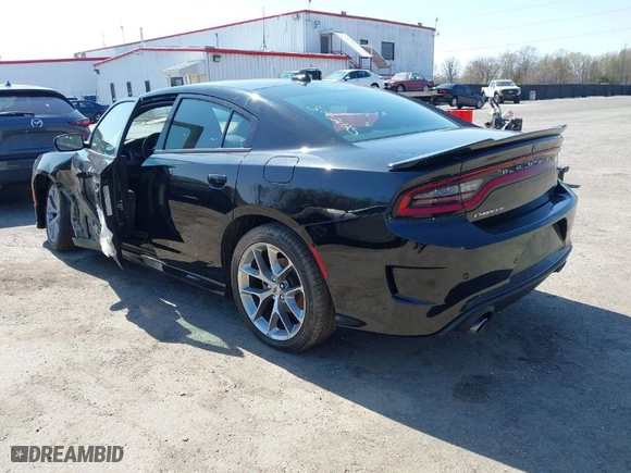 2023 Dodge Charger GT with VIN 2C3CDXHGXPH566320, listed as a IAAI auction lot 41925907 with NaN miles. Bid and sale history available at carsss.com. Image 3.