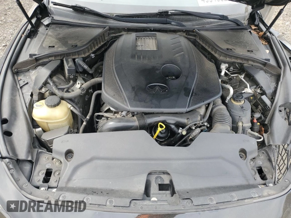2017 Infiniti Q60 Premium with VIN JN1CV7EKXHM110109, listed as a Copart auction lot 49949525 with 45,424 mi miles and Salvage title. Bid and sale history available at DreamBid. Image 11.